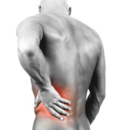 Man suffering from low back pain in Leesburg